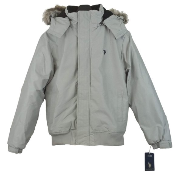 U.S. Polo Assn. Other - US Polo Association Hooded Coat W/Faux Fur Trim